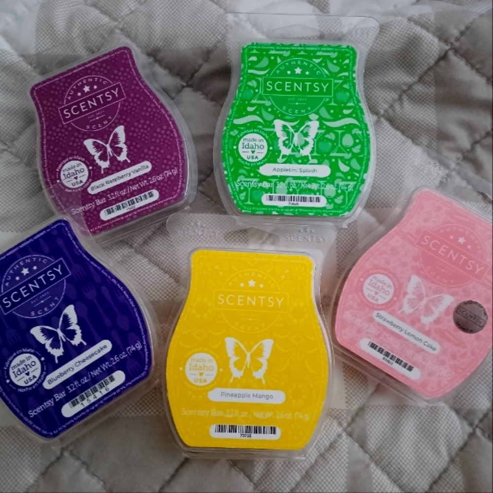 5 wax bars